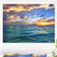 Exotic Tropical Beach at Sunset, reproduction de photo sur toile tendue-33308386-26159117