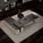 102.36"Gray Manufactured Wood L-Shaped Office Desk-72679629