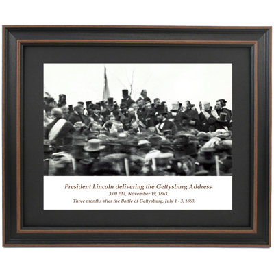 President Lincoln Delivering The Gettysburg Address