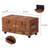 Aislah Faux Leather Upholstered Storage Bench-1637269868