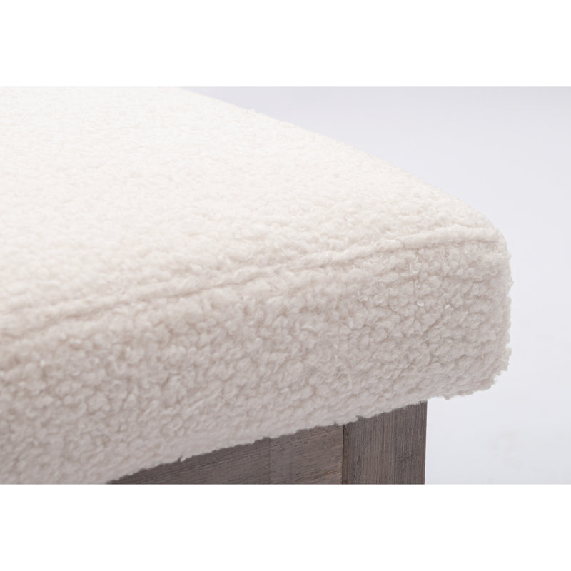 Repose-pieds avec repose-pieds 27 po, blanc 