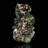 Pyrite with Green Fluorite - 296g