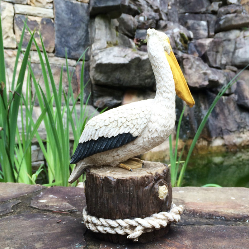 Life's a Beach Summer Pelican Nautical Statue