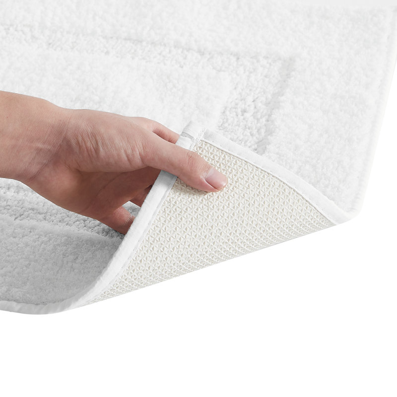 Cloud Bath Rug, 20x34 Rug 2 Pack, White