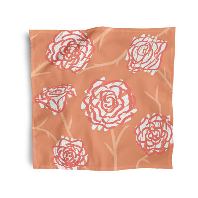 Charne Polyester Floral Square Napkin
