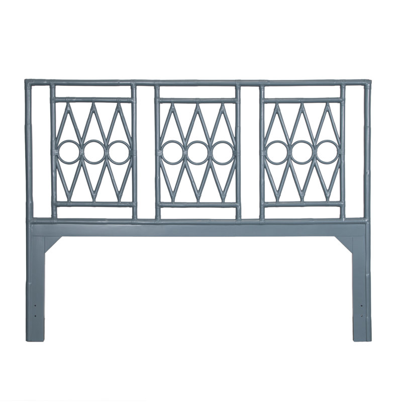 Devonshire Open-Frame Headboard, King, Regatta Blue