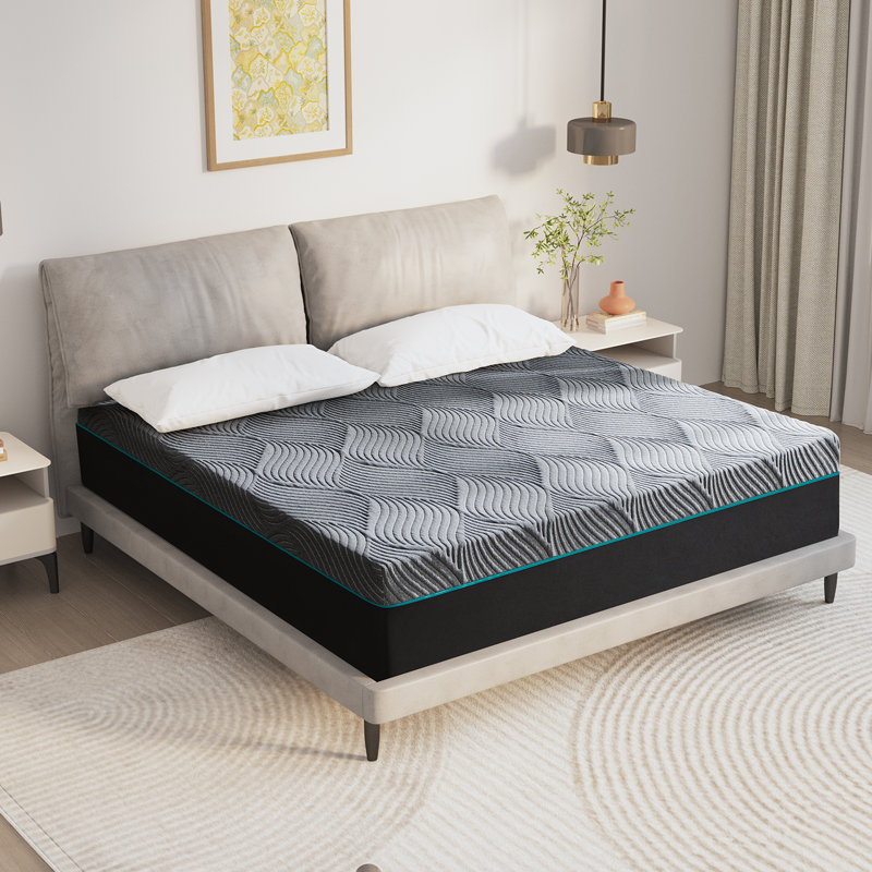 12'' Medium = Side, Back & Stomach Sleepers Gel Memory Foam Mattress, Queen