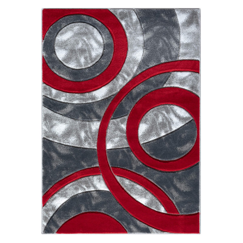 Geometric Shapes Flatweave 80cm X 150cm Area Rug