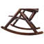 Chaise berçante en bois