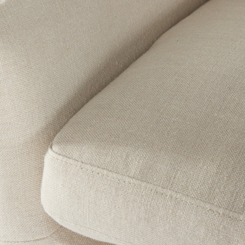 Monette Upholstered Arm Chair, Brussels Natural