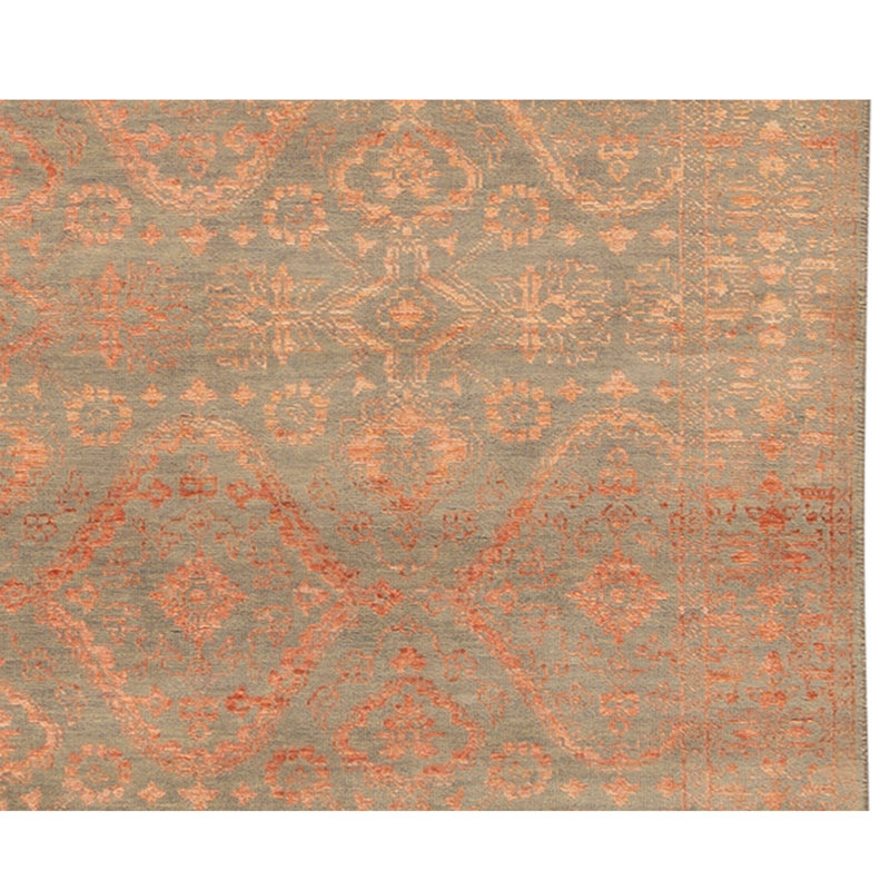 Tapis rectangulaire noué à la main
