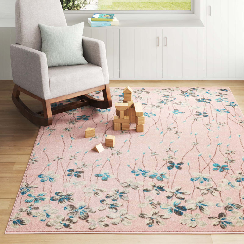 Tapis pour enfants Guthrie, Rectangle 5 pi 3 po x 7 pi 3 po