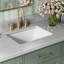 Meuble-lavabo simple en bois massif 42 po avec plateau en quartz Carrara de 1,5 po Thornaby-95016750-120127876