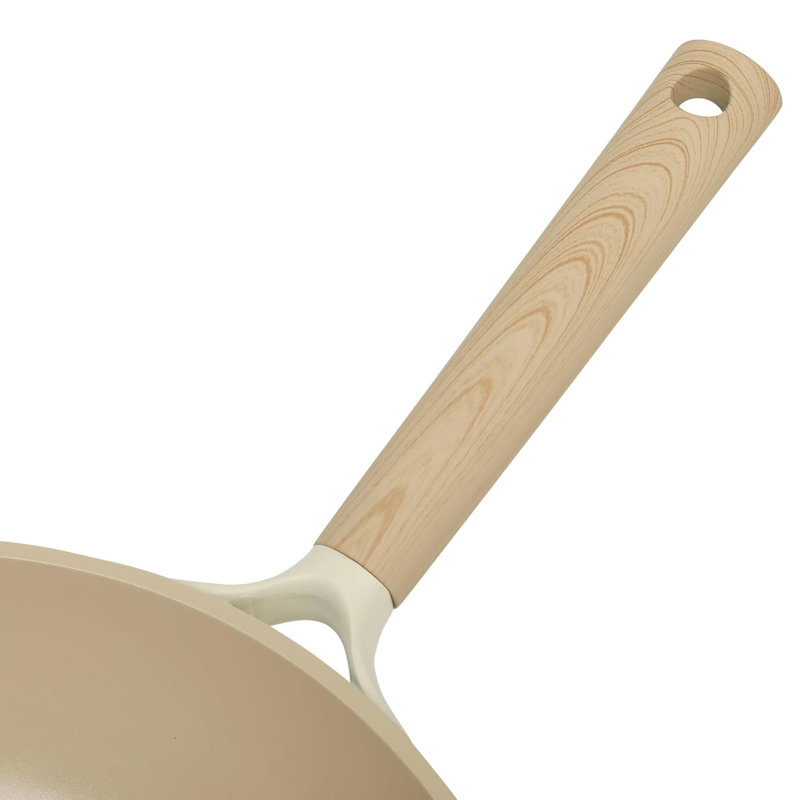 Poêle à frire en aluminium coulé antiadhésif de 12 po Gibson Elite Folkstone en beige