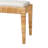 Baxton Studio Neesha Modern Bohemian Natural Brown Rattan And Mahogany Wood Bench