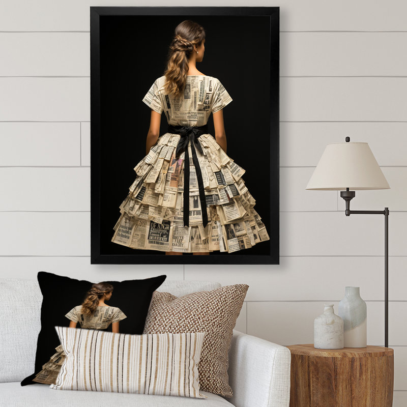 «Gray Modern Ballet Dance Motion II» - art mural Ballet, Cadre simple noir, H 20 po x l 12 po x P 1 po