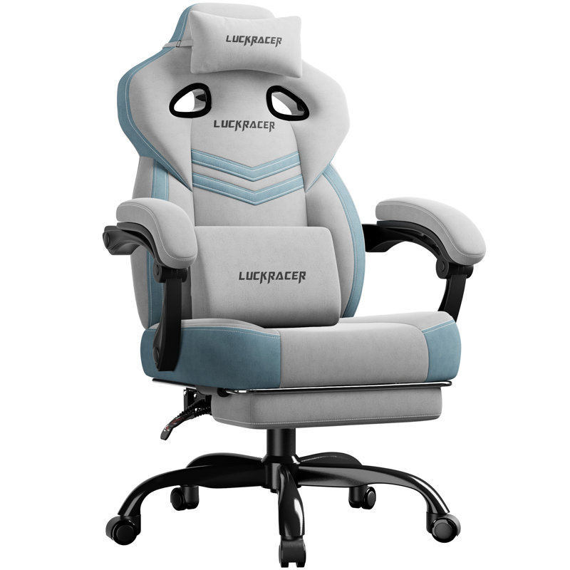 LUCKRACER Game Chair, Grey