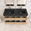 Ensemble de meuble-lavabo double 48 po avec comptoir en quartz 48 po-66482113-66482126
