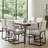 19.9'' H Striped Polyester Fabric Upholstered Side Chair (Set of 6)-1993467866-1995259318