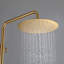 Douche murale extérieure triple fonction en acier inoxydable 316 antirouille avec douchette et lave-pieds-136274081