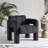 Practical Single Chair, Wide Upholstered Accent Chair-217399490
