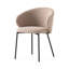 Tuka Upholstered Armchair with Metal Frame-64133471-64133472