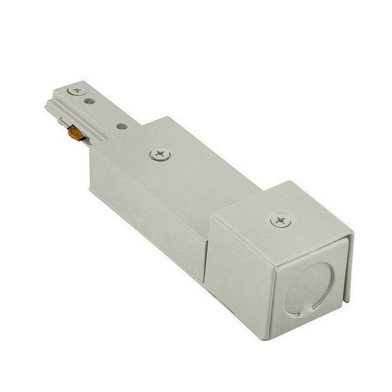Connecteur d’extrémité à fil pour câble bx, Nickel brossé, Série Lightolier