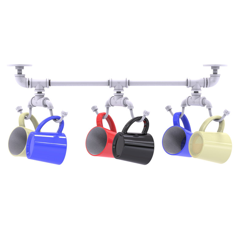 Tolley Organizer Hooks, Matte White