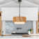  1-light Rattan Pendant Light With Diffuser 