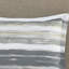 Imprimé édredon et courtepointe en tissu de seersucker jaune double / grand - 8 pièces, rayure aquarelle sur coussins-120945245-120945243