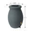 Baril de pluie 50 gallons à fond plat avec robinet en laiton-49803348