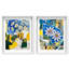 Blue Sunshine Set Shadowbox Floral & Botanical Print by Oliver Gal, Black Frame, 16 x 20-2089161044-2089161045