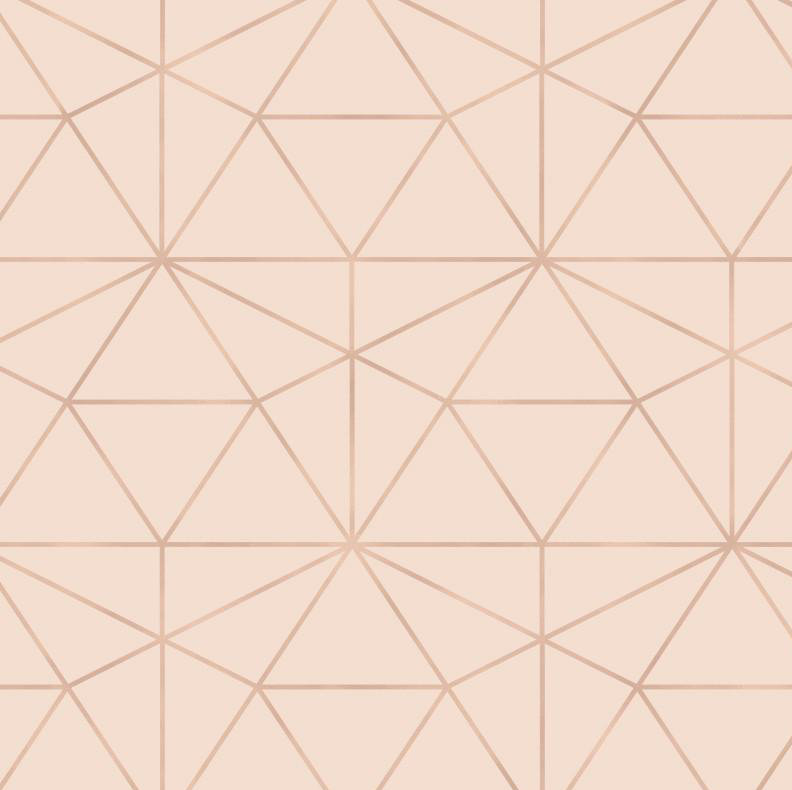 Graphic Quartz Geometric Roll, Rose/Rose Gold