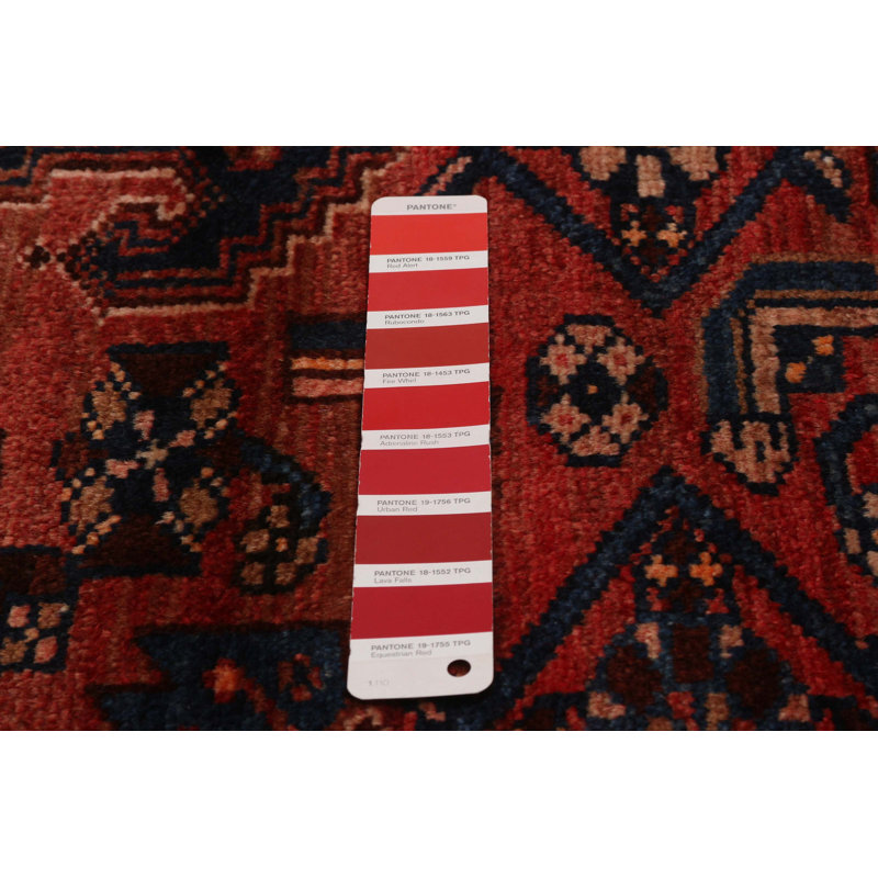 Tapis de couloir unique en laine 3 pi 7 po x 10 pi 2 po Bailar