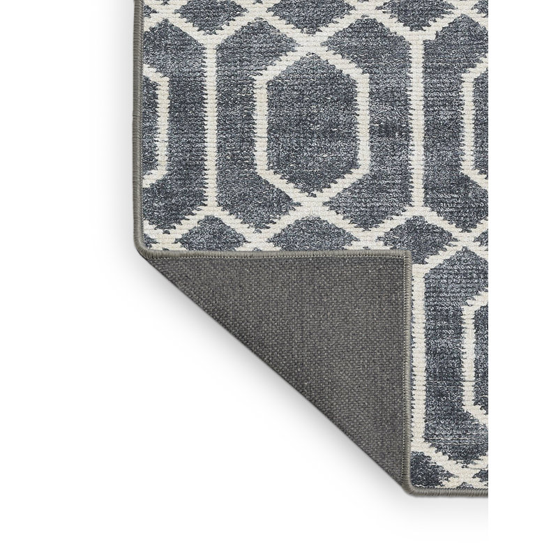 Tapis gris zone contemporaine, Rectangle 5 pi x 7 pi