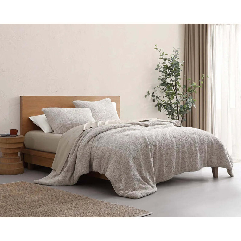 Snug Standard Comforter, Full Comforter, Taupe