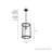 Astwood 1 Light Cylinder Pendant-63573982