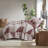 Premium King Size Cotton Bedding Set, Blush Multi, Reversible Comfort