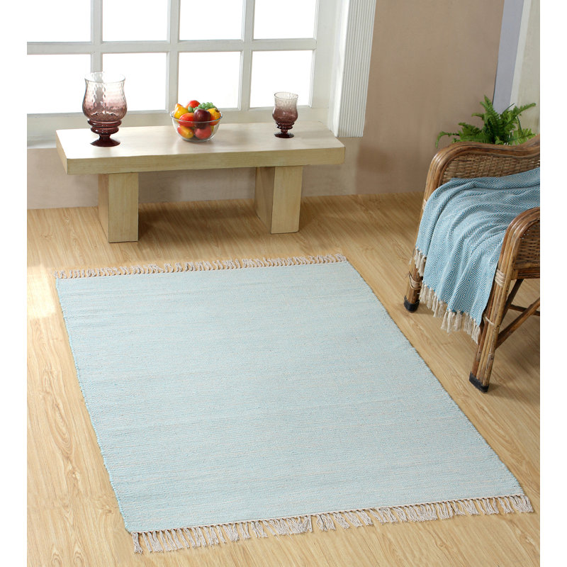 Edouard Cotton Hand Woven Area Rug, Rectangle 60 x 90cm