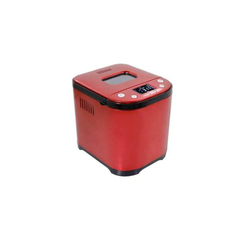 Chef culinaire, machine à pain, 15 programmes, acier inoxydable, Rouge