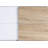 Verux White High Gloss Finish End Table