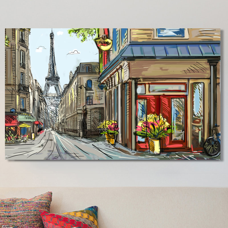 « paris appartiendra à nous », impression sur toile tendue, H 36 po x l 60 po x P 1,5 po