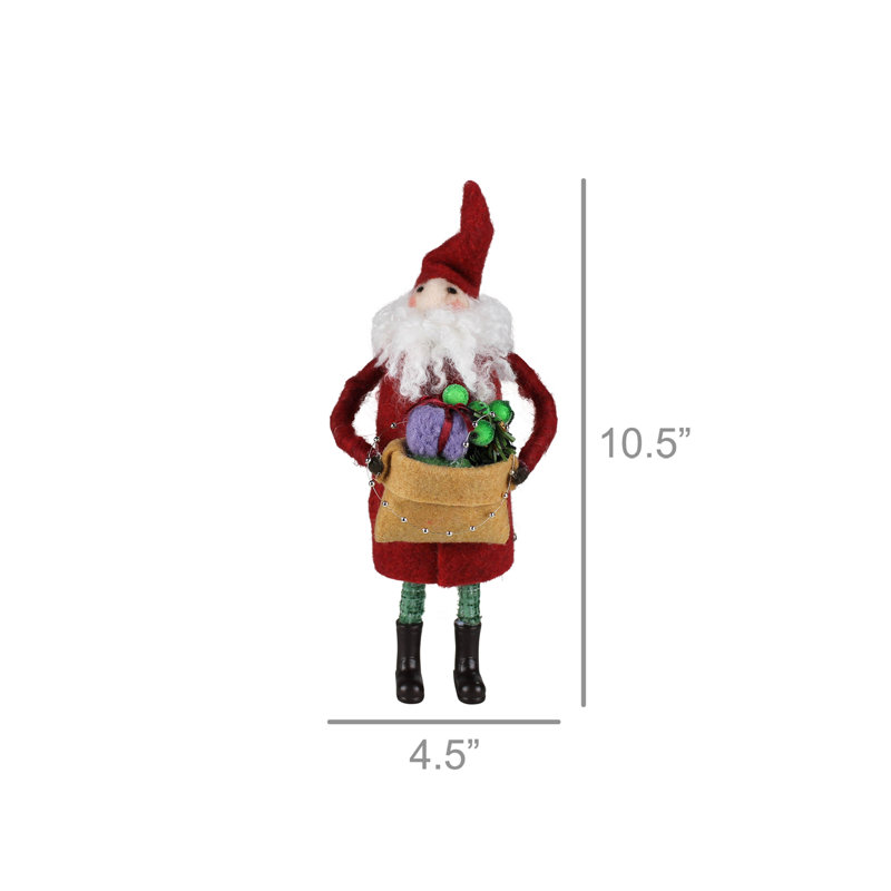 Père Noël avec boîte de cadeaux