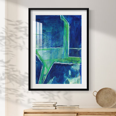 «GeometricInCoolVIIIP», impression sur toile encadrée