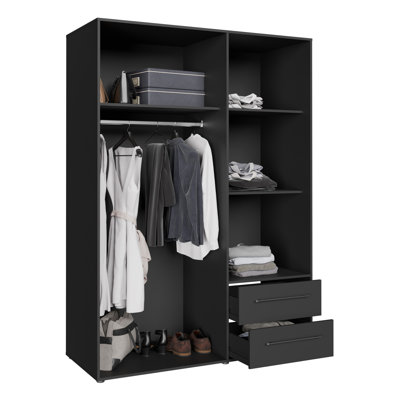 Mijah 3 Door Manufactured Wood Wardrobe