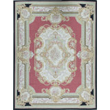 Aubusson Wool Oriental Area Rug