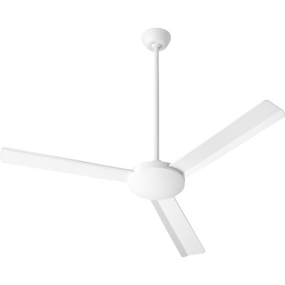 Ventilateur de plafond standard à 3 pales de 52 po avec contrôle mural