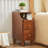 Solid Wood End Table With Storage-442249565