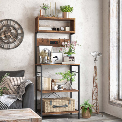 Étagère de boulanger standard en acier de 23,5 po avec compatibilité micro-ondes Manvil