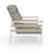 Townsend Metal Outdoor Lounge Club Chair With Sunbrella Cushion-116488620